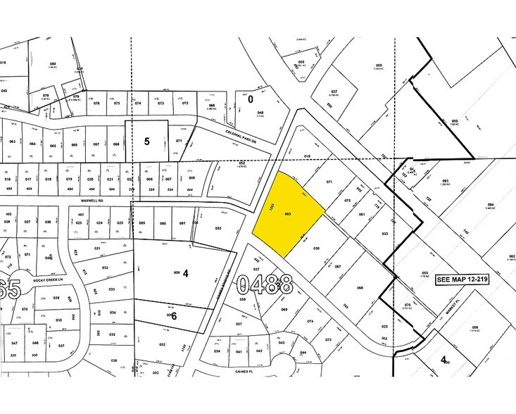 1255 Grimes Bridge Rd, Roswell, GA for lease - Plat Map - Image 2 of 4