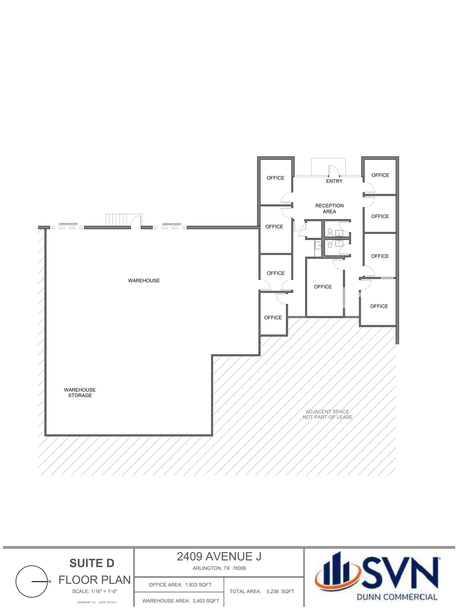 2401 Avenue J, Arlington, TX for lease Site Plan- Image 1 of 1