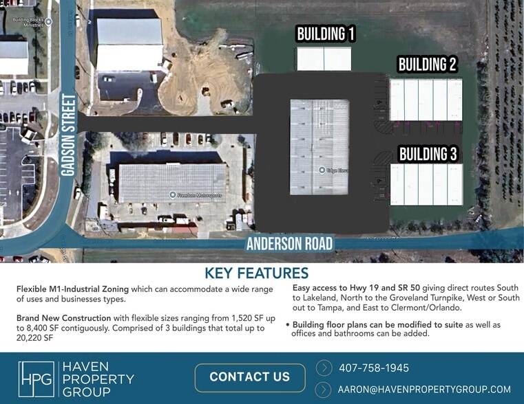 651 Gadson St, Groveland, FL for lease - Building Photo - Image 2 of 5