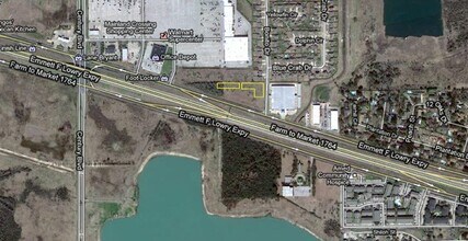 Emmett F Lowry Expy, Texas City, TX - AÉRIEN  Vue de la carte - Image1