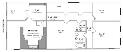 17-21 Union St N, Concord, NC for lease Site Plan- Image 1 of 1