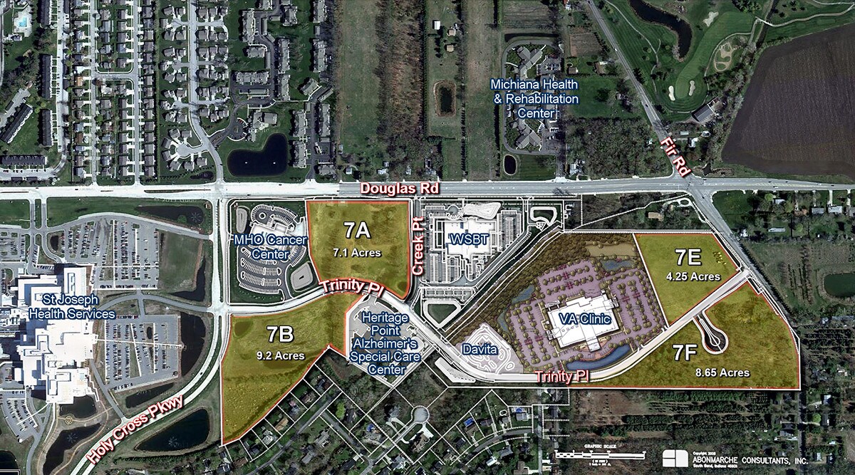 Trinity Pl, Mishawaka, IN à vendre Aérien- Image 1 de 2