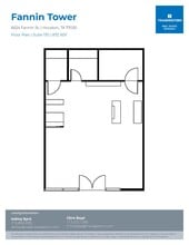 6624 Fannin St, Houston, TX à louer Plan d’étage- Image 1 de 1