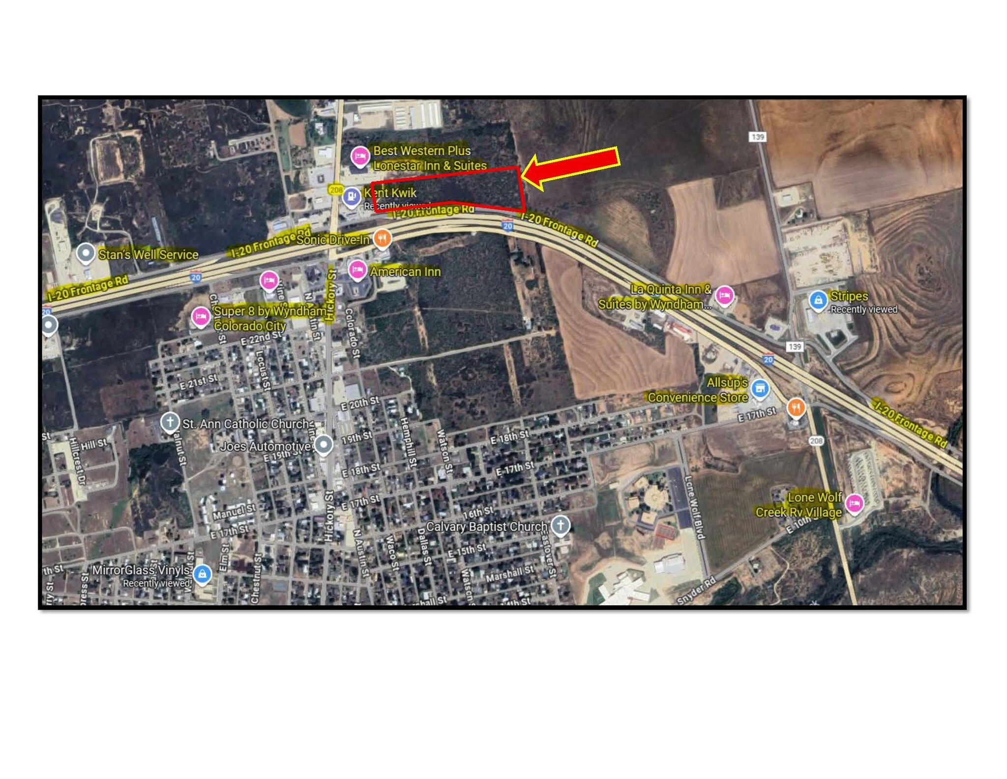 200 I-20 Fwy, Colorado City, TX for sale Primary Photo- Image 1 of 3