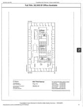 622 Third Ave, New York, NY à louer Plan de site- Image 1 de 2