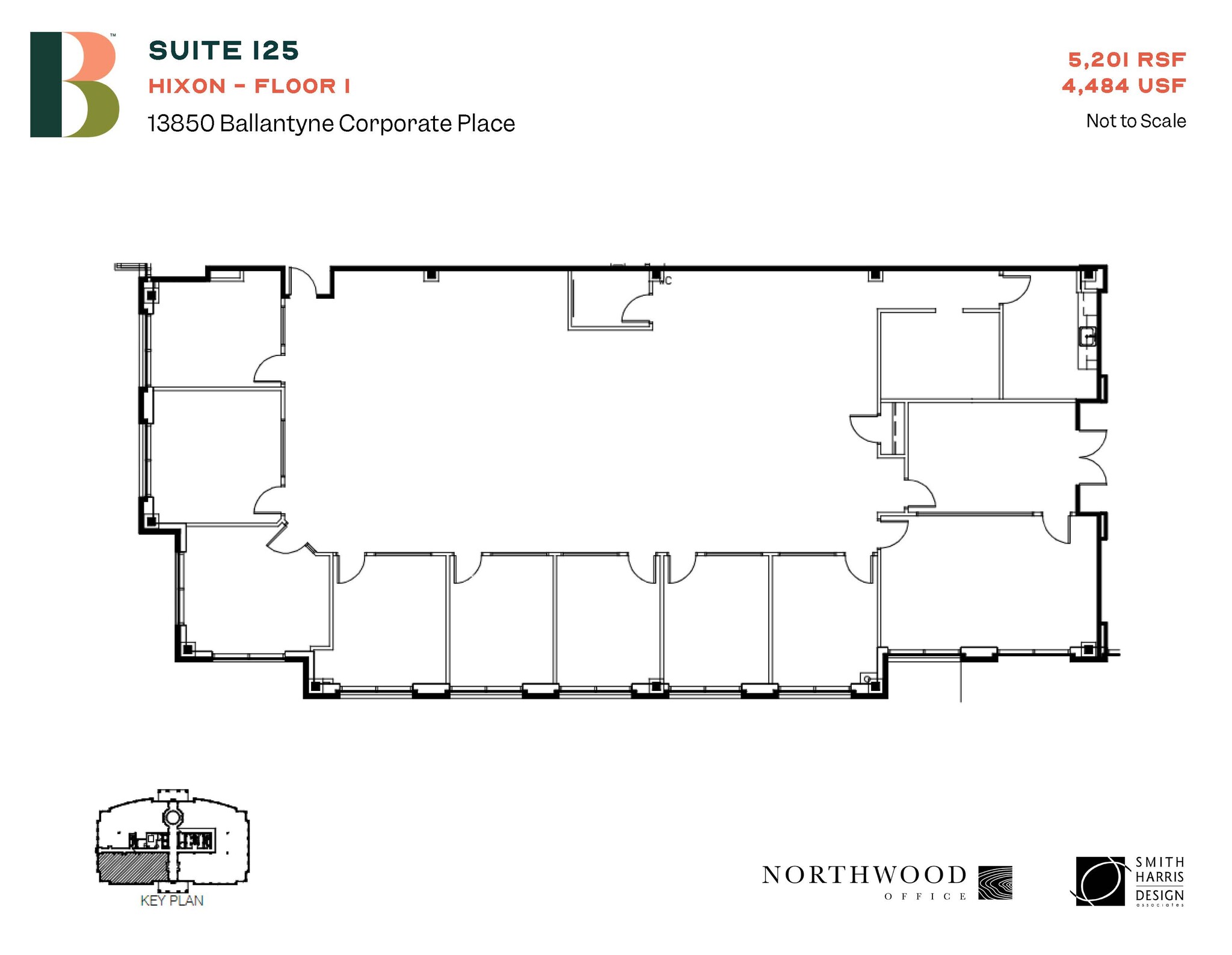 13850 Ballantyne Corporate Pl, Charlotte, NC à louer Plan d  tage- Image 1 de 1