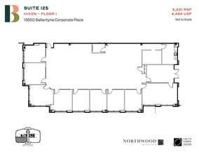 13850 Ballantyne Corporate Pl, Charlotte, NC à louer Plan d  tage- Image 1 de 1