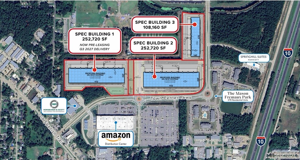 1498 Town Center Pky, Slidell, LA for lease - Site Plan - Image 2 of 3