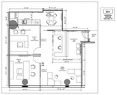 Unit 334 – 1281 Hornby Street Floor Plan
