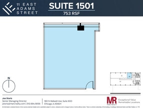 11 E Adams St, Chicago, IL for lease Floor Plan- Image 1 of 1