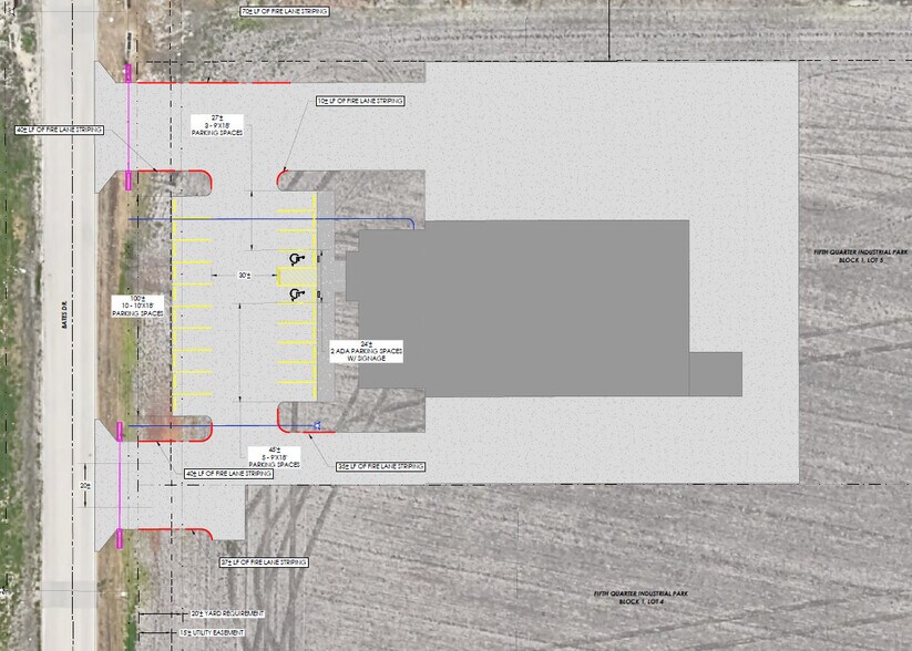 5554 Bates Rd, Corpus Christi, TX for lease - Site Plan - Image 2 of 6