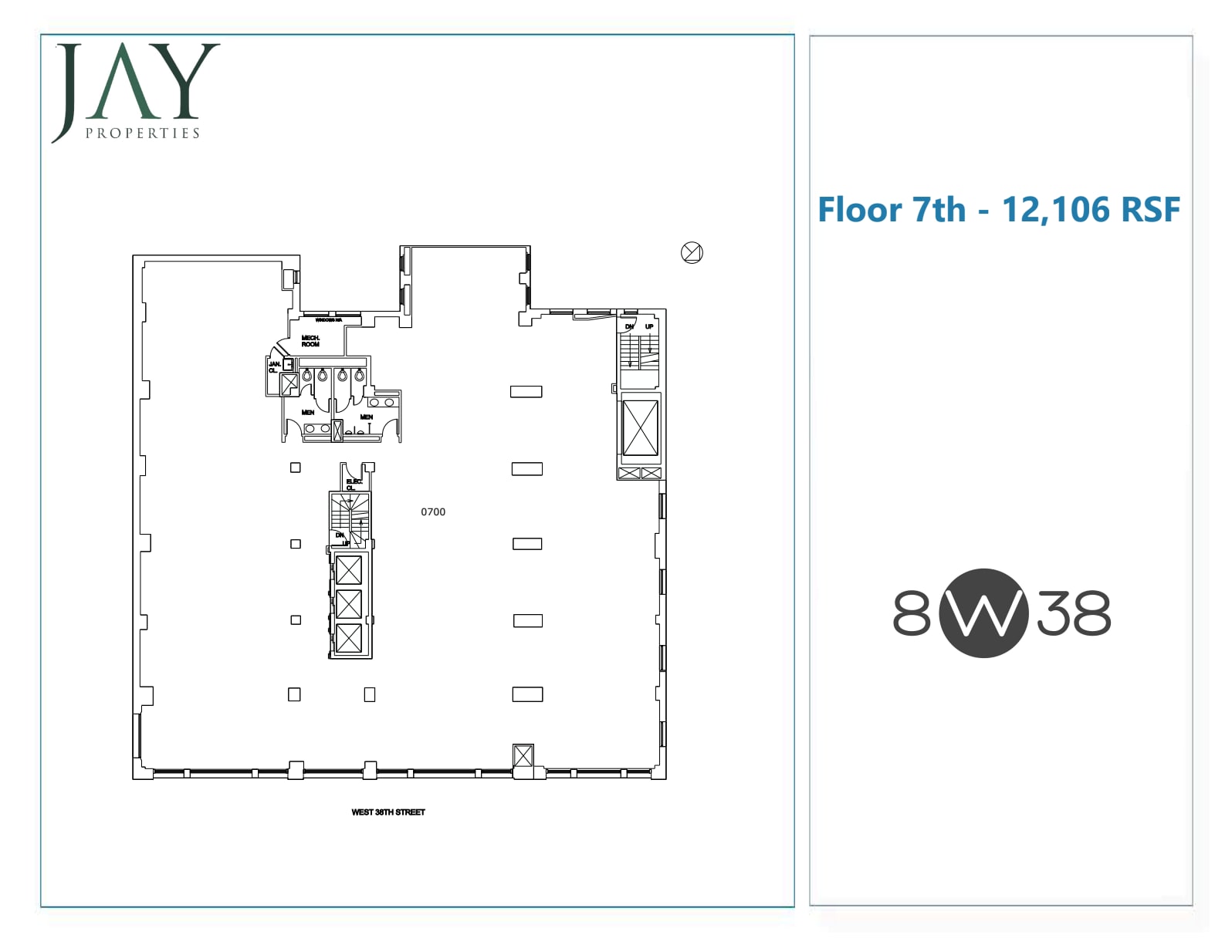 8 W 38th St, New York, NY for lease Floor Plan- Image 1 of 5
