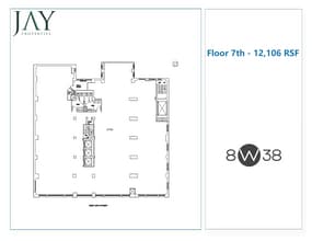 8 W 38th St, New York, NY for lease Floor Plan- Image 1 of 5