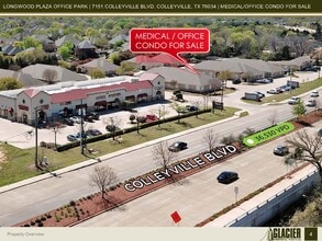 7151 Colleyville Blvd, Colleyville, TX - Aérien  Vue de la carte