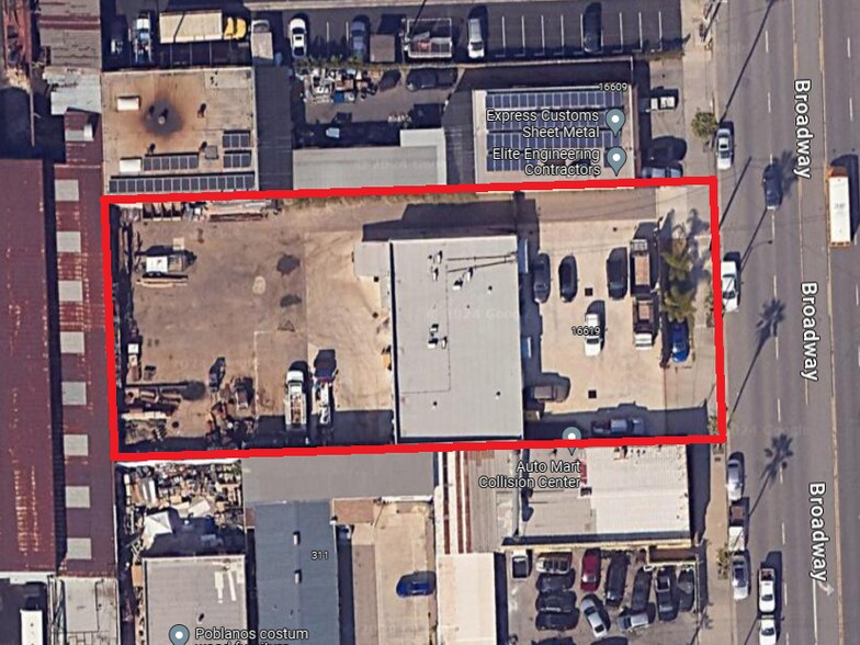 16619 S Broadway, Gardena, CA for lease - Aerial - Image 1 of 11