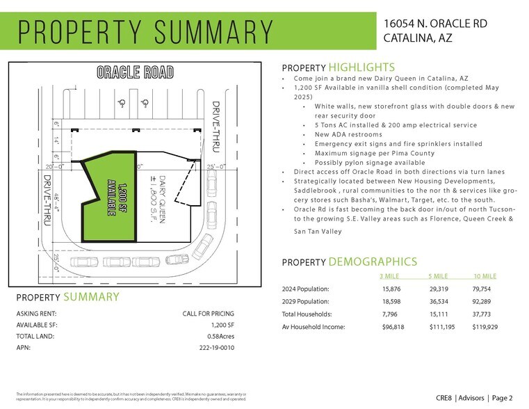 16054 N Oracle Rd, Catalina, AZ à louer - Photo du bâtiment - Image 2 de 4