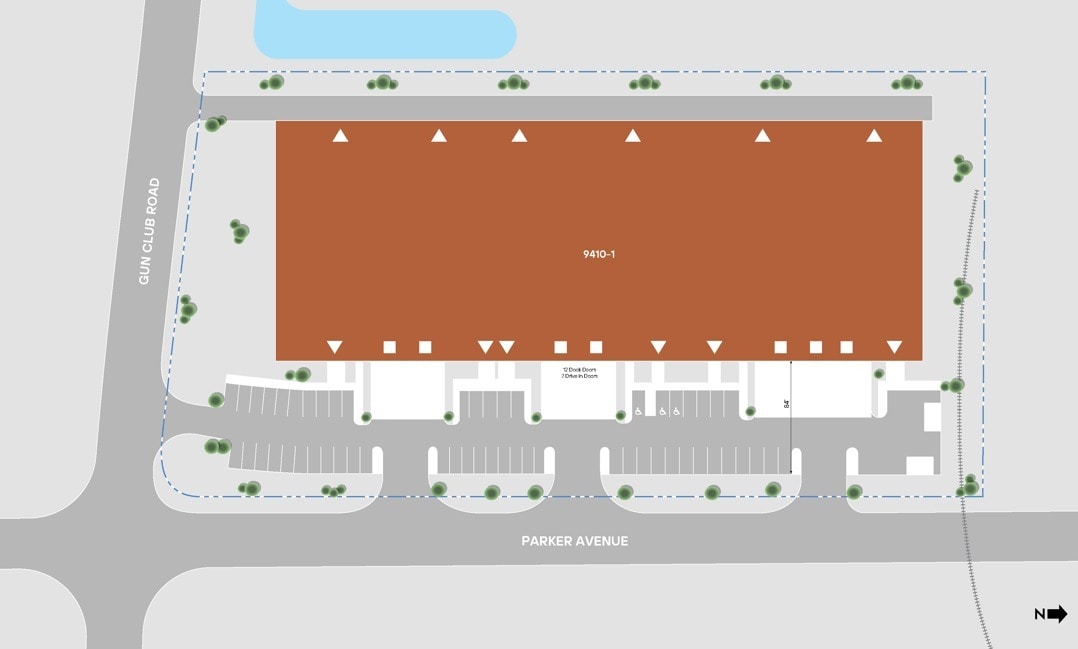 9410 Parker Ave, Jacksonville, FL for lease Site Plan- Image 1 of 1