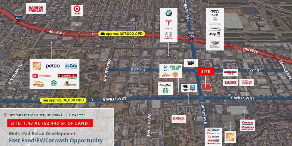 SEC Cherry Ave & E. 27th St., Signal Hill, CA for lease - Building Photo - Image 2 of 2