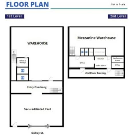 9517 Gidley St, Temple City, CA à louer Plan d’étage- Image 1 de 1