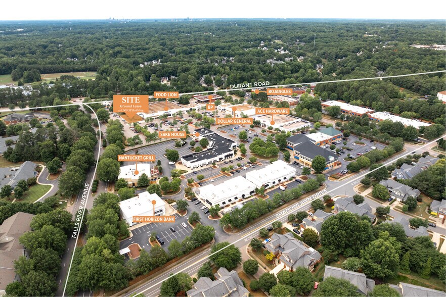 1121 Falls of Neuse Rd, Raleigh, NC à louer - Plan de site - Image 1 de 5