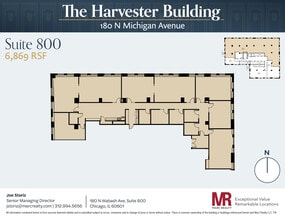 180 N Michigan Ave, Chicago, IL à louer Plan d’étage- Image 1 de 12