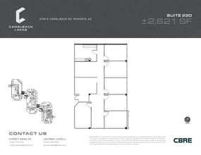 2850 E Camelback Rd, Phoenix, AZ for lease Floor Plan- Image 2 of 2