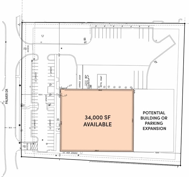 2361 Palmer Dr, Schaumburg, IL for sale - Site Plan - Image 2 of 2