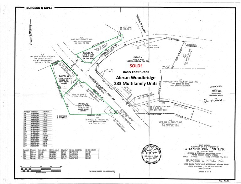 3751 Prince William Pky, Woodbridge, VA à vendre - Plan cadastral - Image 2 de 2