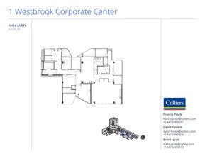 1 Westbrook Corporate Ctr, Westchester, IL for lease Floor Plan- Image 1 of 1