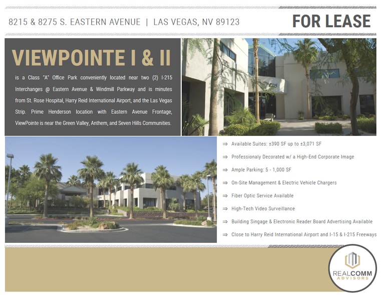 8215 S Eastern Ave, Las Vegas, NV for lease - Building Photo - Image 2 of 11