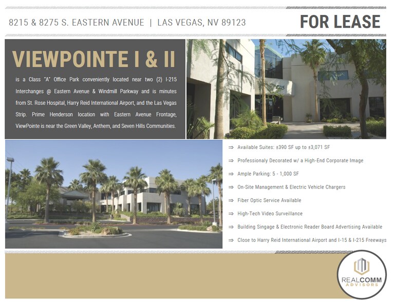 8215 S Eastern Ave, Las Vegas, NV à louer - Photo du bâtiment - Image 2 de 11