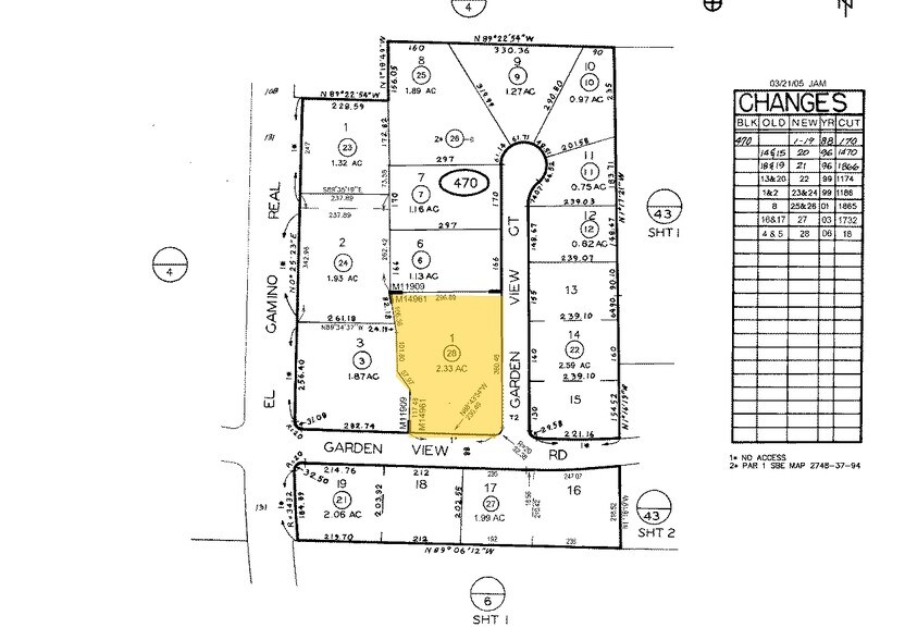 700 Garden View Ct, Encinitas, CA à vendre - Plan cadastral - Image 2 de 5
