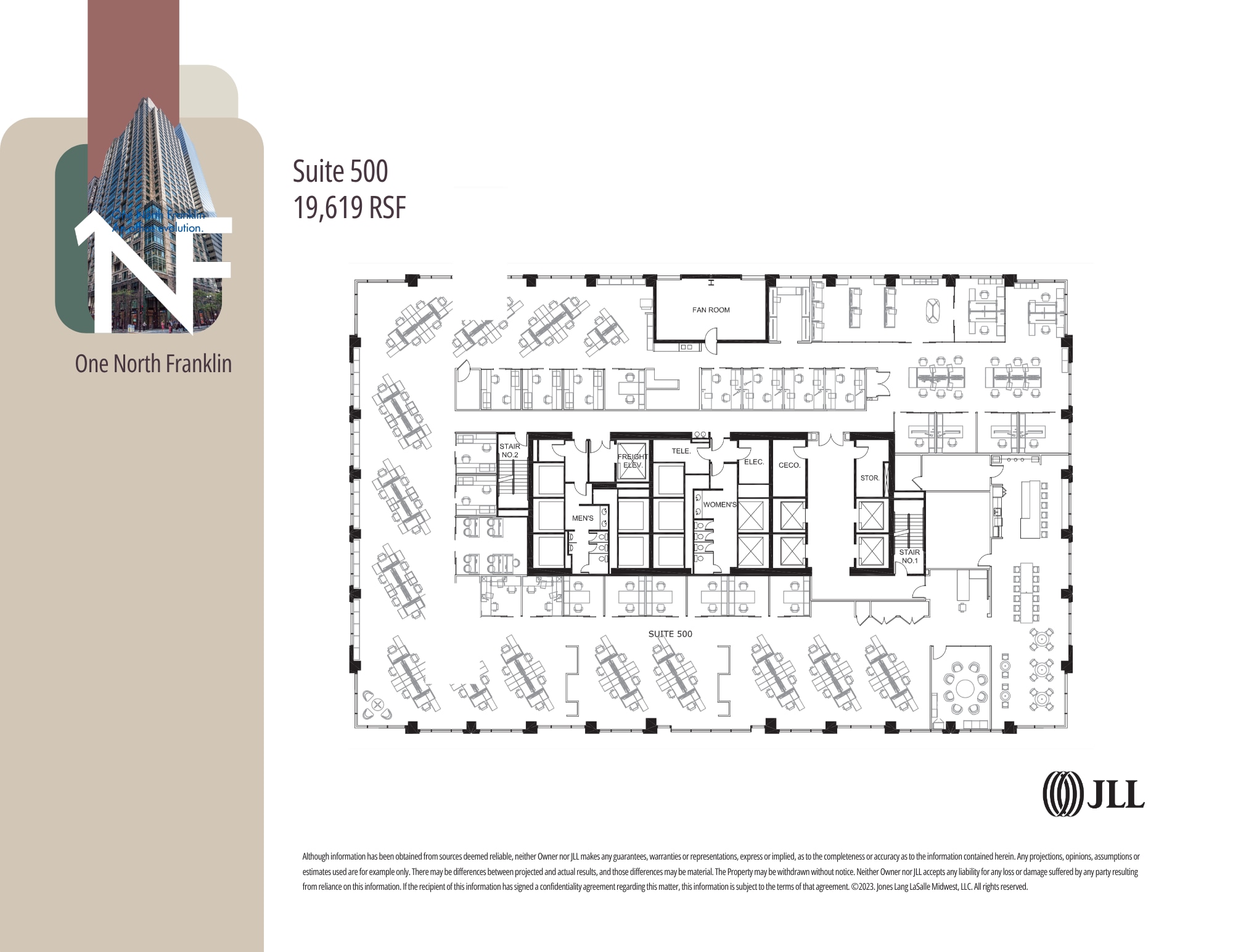 1 N Franklin St, Chicago, IL for lease Floor Plan- Image 1 of 1