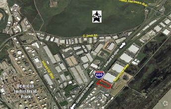 4201 Industrial Way, Benicia, CA - Aerial  map view