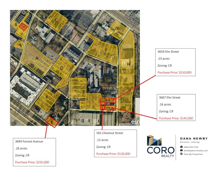 565 Chestnut St, Atlanta, GA à vendre - Plan de site - Image 3 de 3