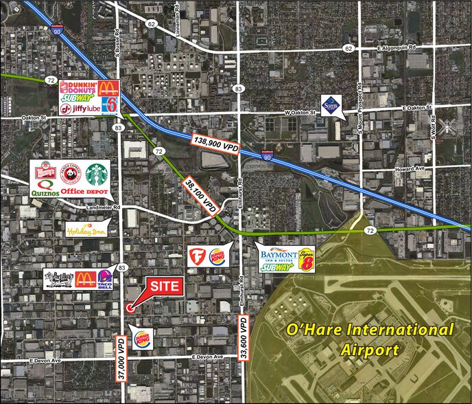 1951 Busse Rd, Elk Grove Village, IL à louer - Aérien - Image 2 de 2