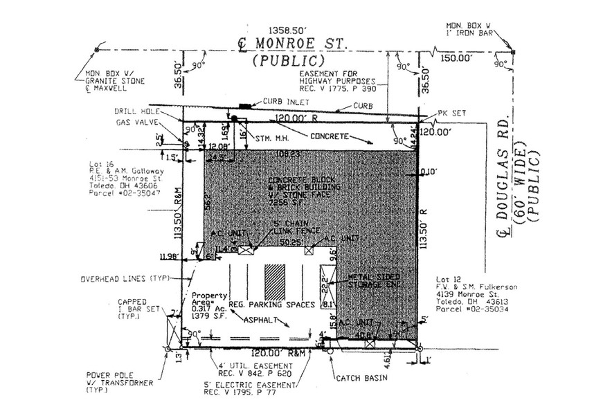 4141-4145 Monroe St, Toledo, OH à vendre - Plan de site - Image 1 de 1