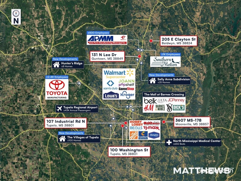 Tupelo, Mississippi Storage Portfolio portfolio of 1 properties for sale on LoopNet.ca - Building Photo - Image 2 of 2