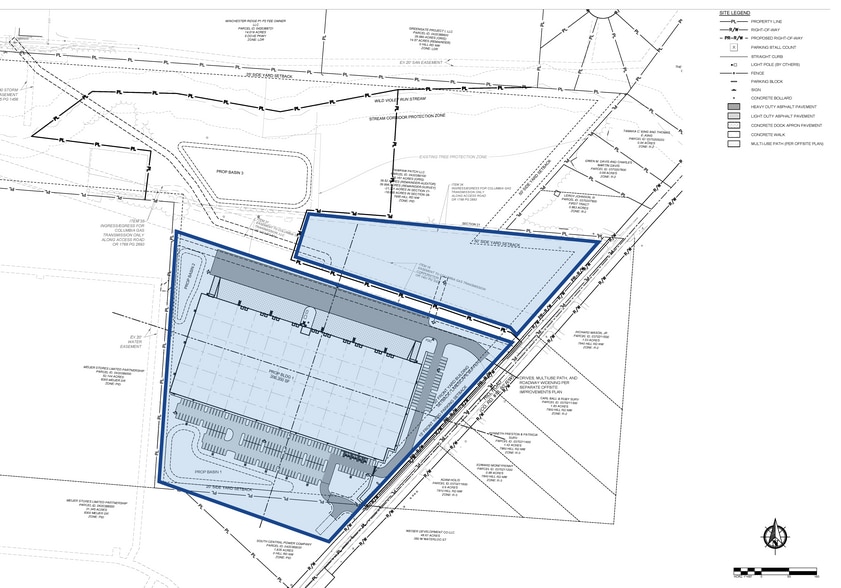 7855 Hill Rd, Canal Winchester, OH for lease - Site Plan - Image 2 of 6