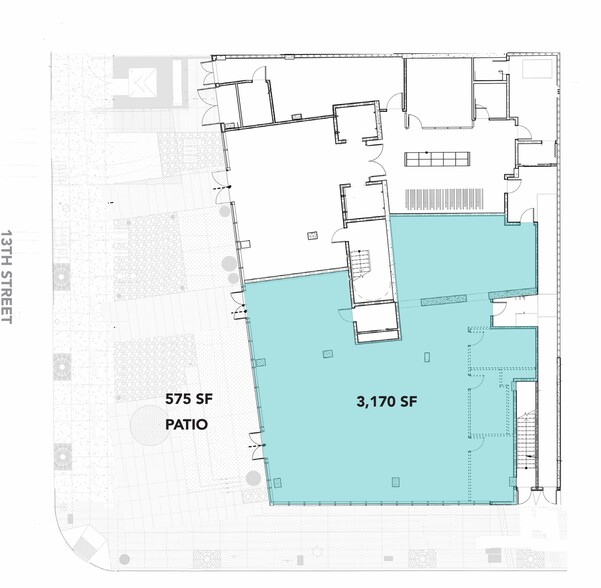 805 13th St, San Diego, CA for lease - Floor Plan - Image 3 of 3