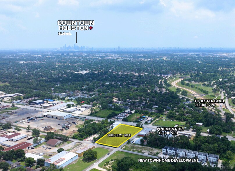 4450 Pinemont Dr, Houston, TX à vendre - Aérien - Image 2 de 11