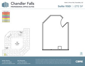 1490 S Price Rd, Chandler, AZ à louer Plan d’étage- Image 1 de 1