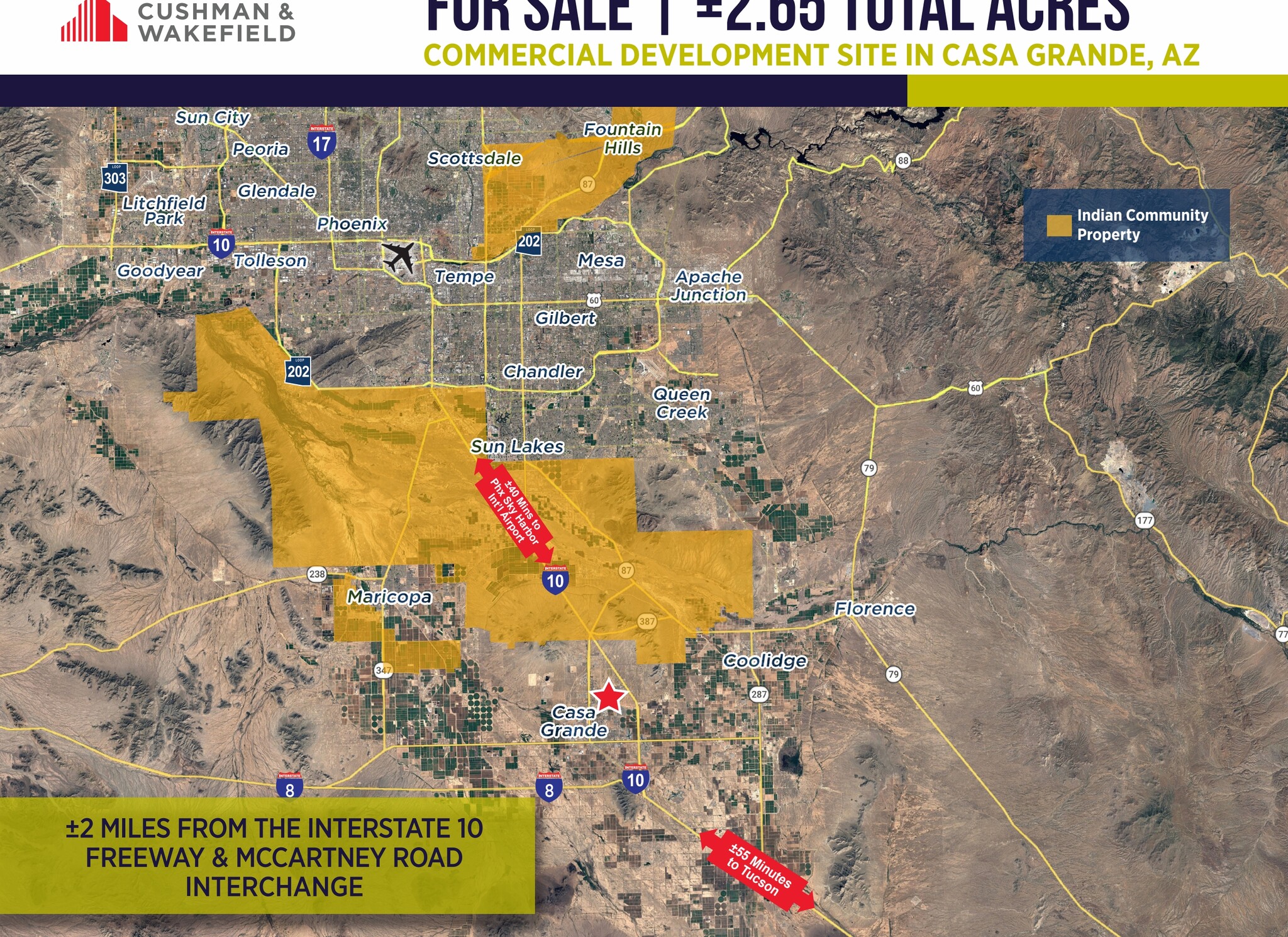 NWC Peart Rd & Rodeo Rd, Casa Grande, AZ for sale Primary Photo- Image 1 of 4