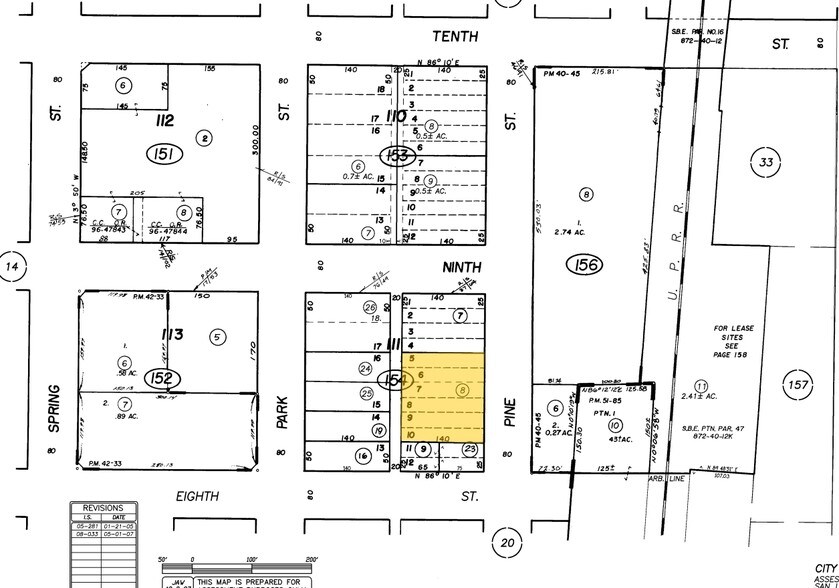 821 Pine St, Paso Robles, CA à louer - Plan cadastral - Image 3 de 3