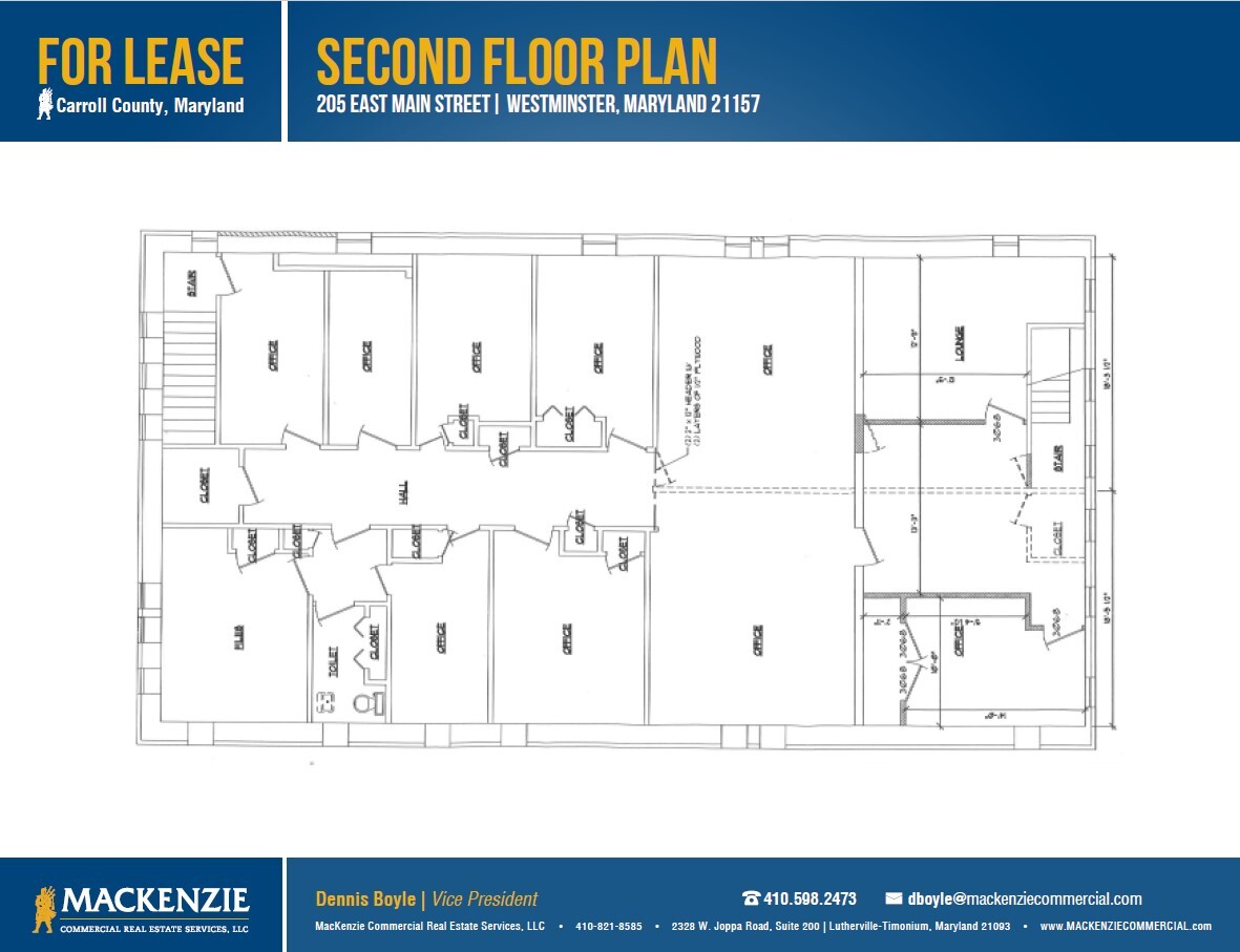 205-207 E Main St, Westminster, MD for lease Floor Plan- Image 1 of 1