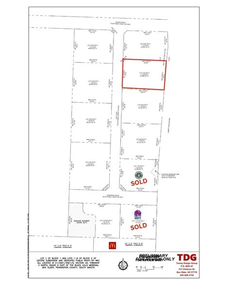 Lot 7 Pilot Way, Box Elder, SD for sale - Site Plan - Image 2 of 17