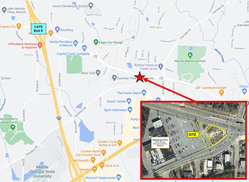 4426 Mercer University Drive, Macon-Bibb, GA à vendre - Photo du bâtiment - Image 2 de 4