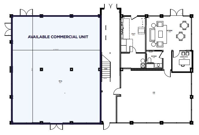 1105 Broadway Avenue, Seaside, CA for lease Floor Plan- Image 1 of 1