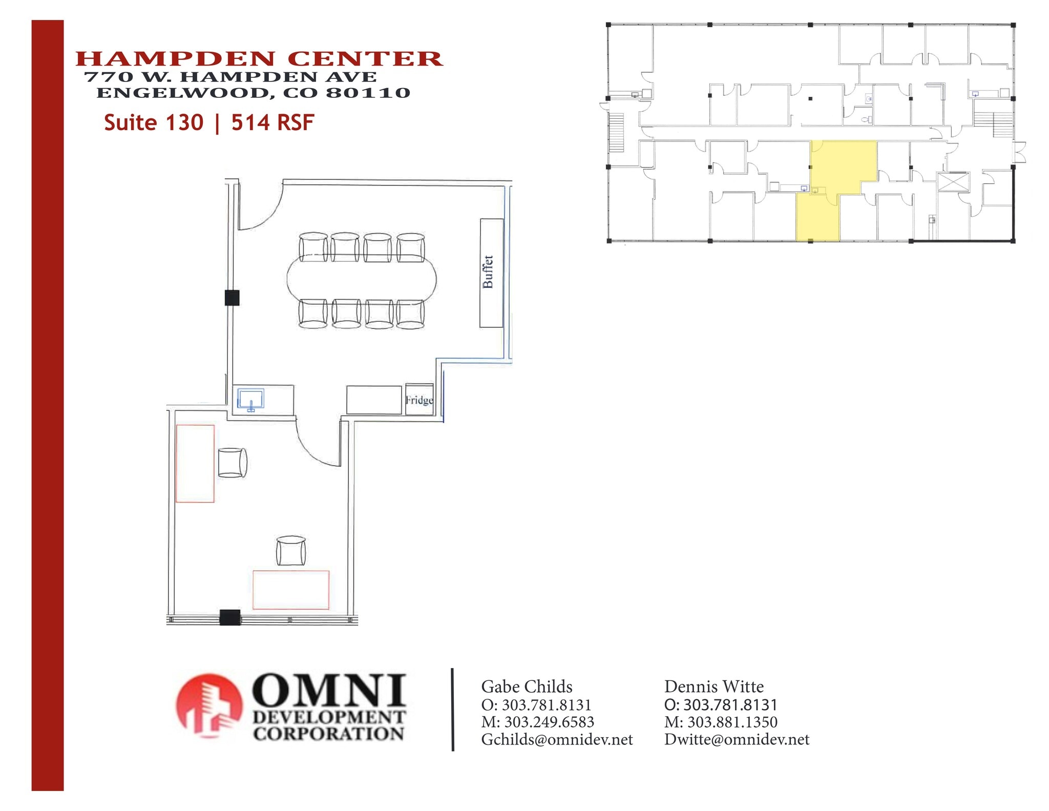 750 W Hampden Ave, Englewood, CO for lease Site Plan- Image 1 of 1