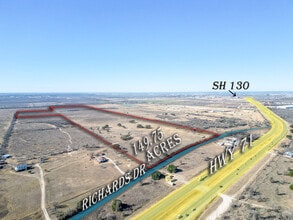 TBD Richards Dr, Del Valle, TX - Aerial  map view - Image1